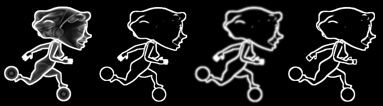 character outline filters